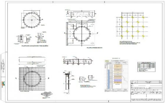 Projeto Fundação e Estrutural Tubular 325 M³ Matão-SP