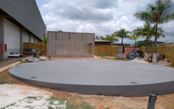 Projeto de Fundação São Paulo apoiado 600m3